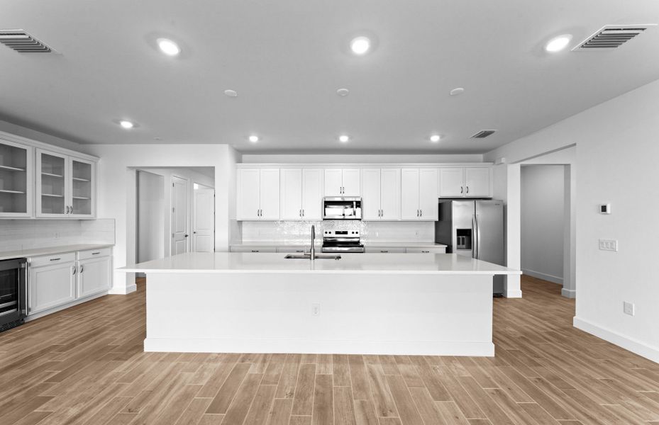 Furnished interior view inside a new home in Del Webb Naples, Ave Maria (Image 5).