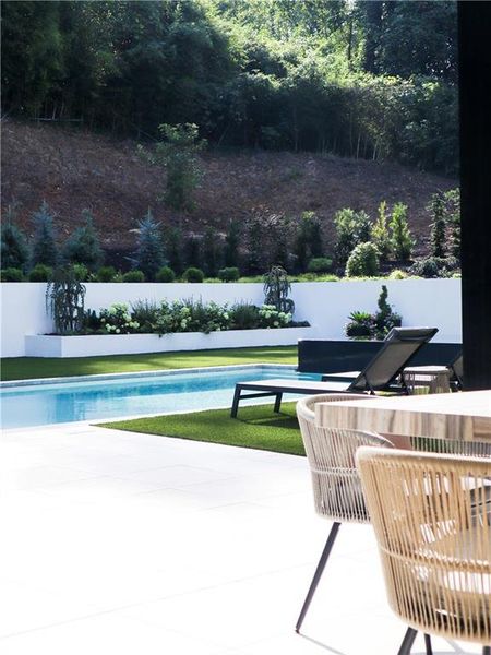 Exterior details and patio area of a home in , Atlanta (Image 41). Exterior details and patio area of a home in , Atlanta (Image 41).