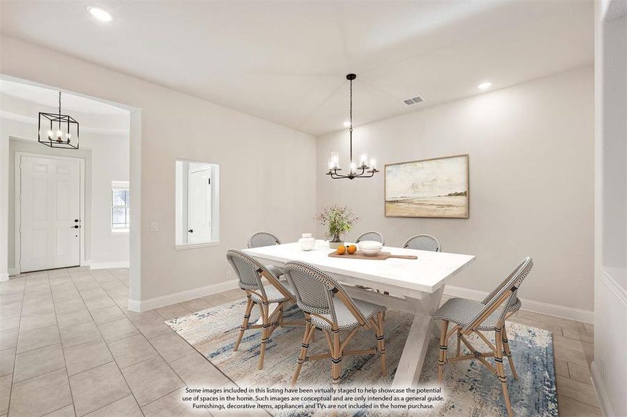 Furnished interior view inside a new home in Star Ranch Classic 50, Godley (Image 12). Furnished interior view inside a new home in Star Ranch Classic 50, Godley (Image 12).