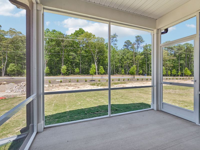 Exterior details and patio area of a home in Marshburn Landing - Signature Series, Wendell (Image 2). Exterior details and patio area of a home in Marshburn Landing - Signature Series, Wendell (Image 2).