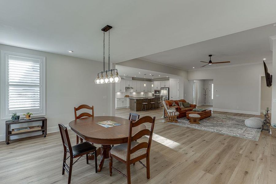 Furnished interior view inside a new home in , Hoschton (Image 15).