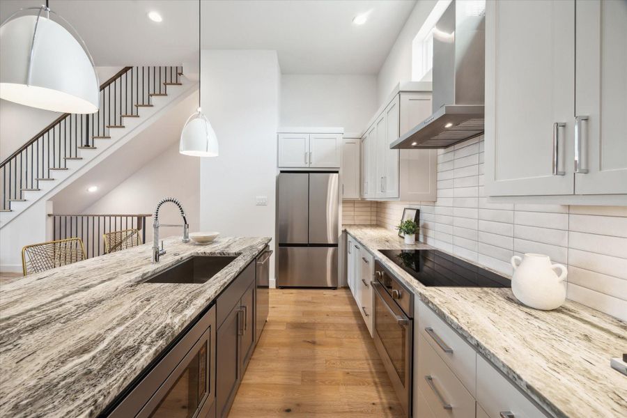 Furnished interior view inside a new home in Point East, Houston (Image 30).