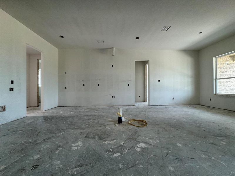 In-progress construction of a new home in Coyote Crossing, Godley, TX (Image 5).