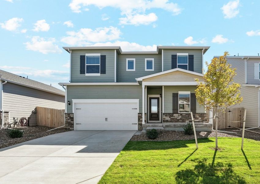 The Columbia is a beautiful two story home. The Columbia is a beautiful two story home.
