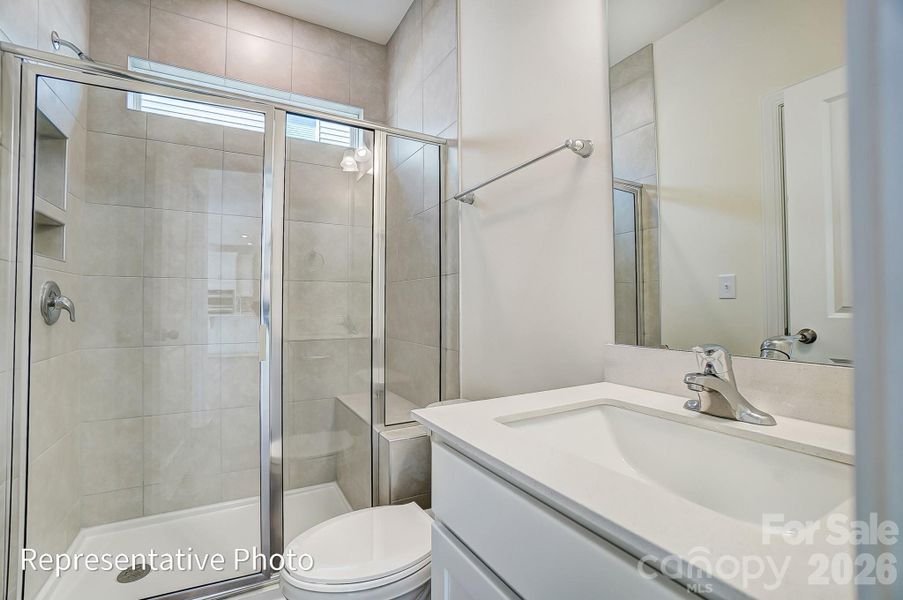 Furnished interior view inside a new home in Enclave at Riverdale, Huntersville (Image 7).
