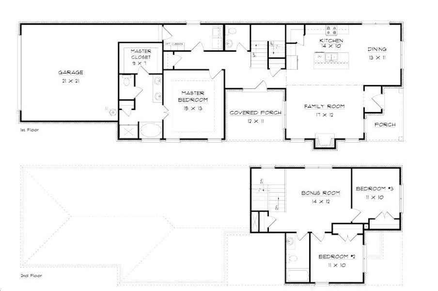 2D floor plan layout for the Fulton by Southeastern Building Corporation in The Paddock, Gallatin, TN (Image 2). 2D floor plan layout for the Fulton by Southeastern Building Corporation in The Paddock, Gallatin, TN (Image 2).