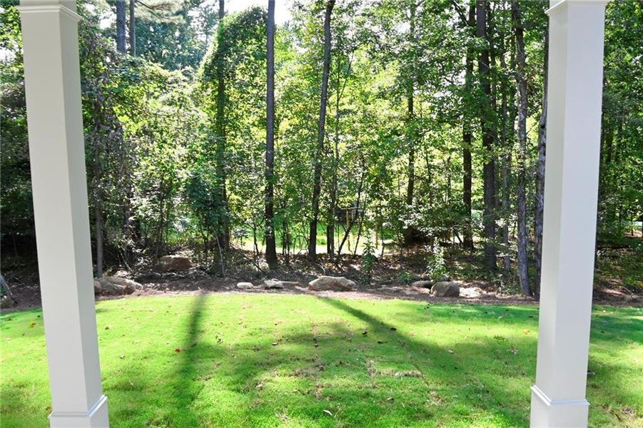 Exterior details and patio area of a home in , Villa Rica (Image 33).