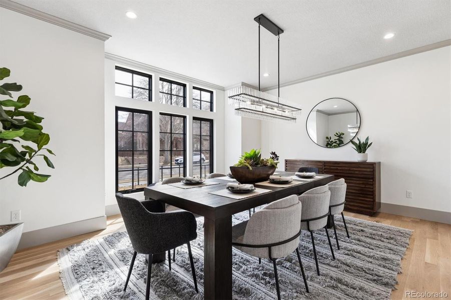 Furnished interior view inside a new home in , Denver (Image 12).