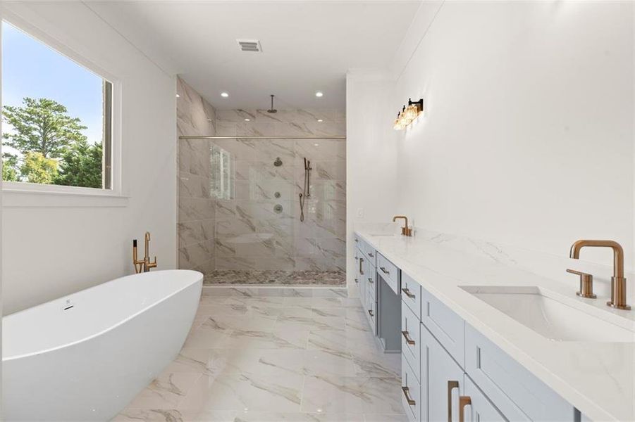 Furnished interior view inside a new home in , Marietta (Image 6).