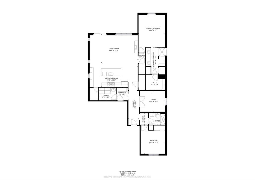2D floor plan layout of this home in , Port St. Lucie, FL (Image 4).