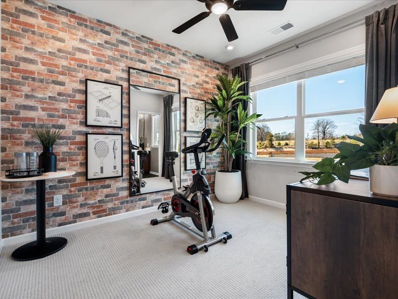 Furnished interior view inside a new home in Southmont, Charlotte (Image 15).