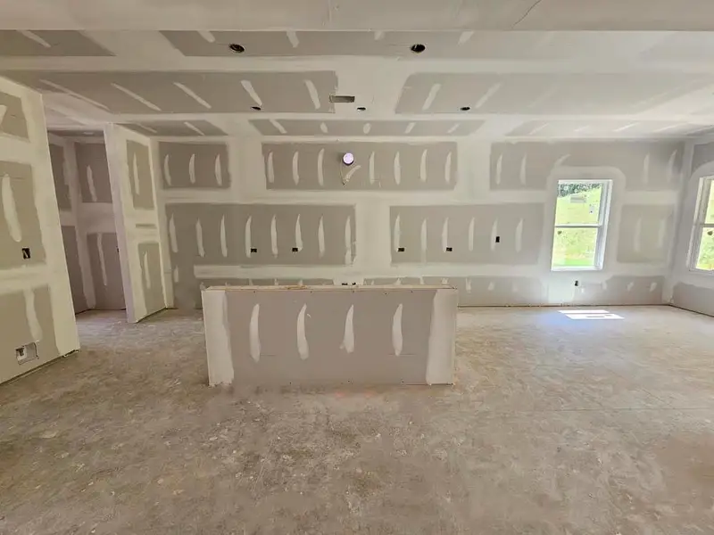 In-progress construction of a new home in Arbors at Richland Creek, Buford, GA (Image 45).