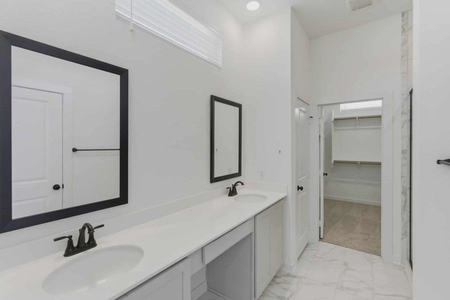 Representative furnished interior of a home built from the Shea by Chesmar Homes in The Crossvine, Forney (Image 5).