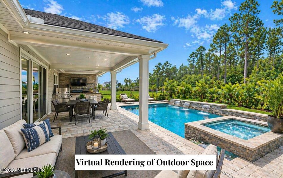 Exterior details and patio area of a home in , St. Augustine (Image 35). Exterior details and patio area of a home in , St. Augustine (Image 35).