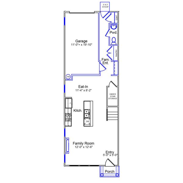 2D floor plan layout of this home in Nichols Landing, Charlotte, NC (Image 2). 2D floor plan layout of this home in Nichols Landing, Charlotte, NC (Image 2).