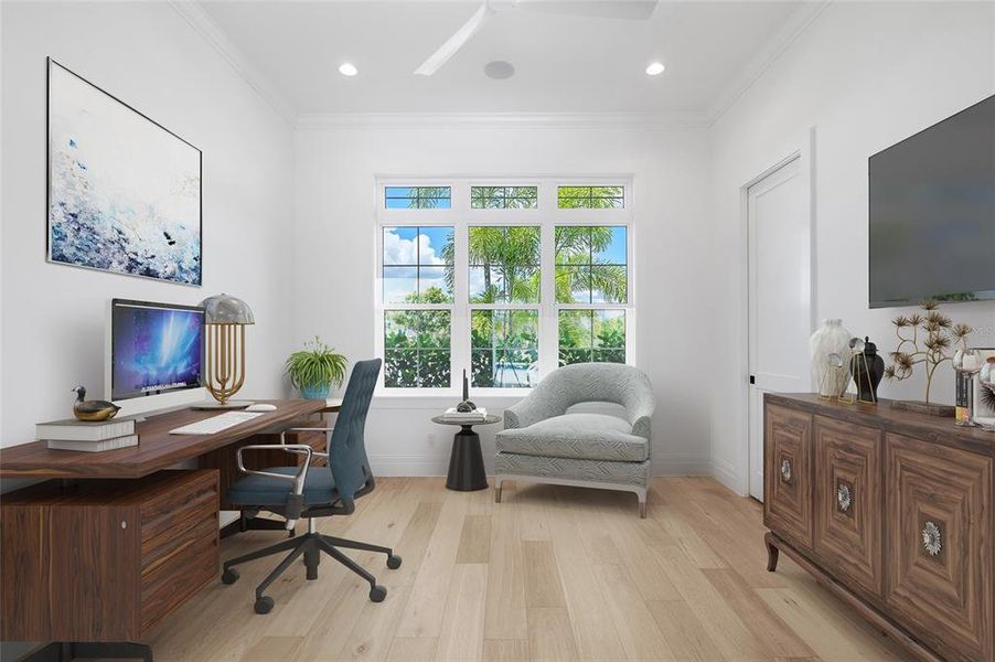 Furnished interior view inside a new home in , Boca Grande (Image 4).