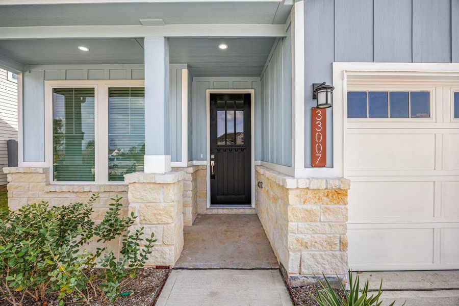 Enjoy front porch sitting!