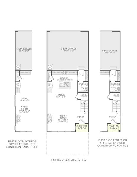 2D floor plan layout for the Avett by Tri Pointe Homes in Ellis Townes, Charlotte, NC (Image 5).
