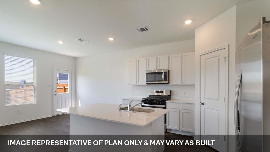 Furnished interior view inside a new home in Marigold, Kyle (Image 5).