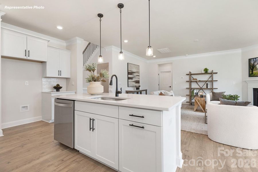 Furnished interior view inside a new home in Laurelbrook, Sherrills Ford (Image 3).