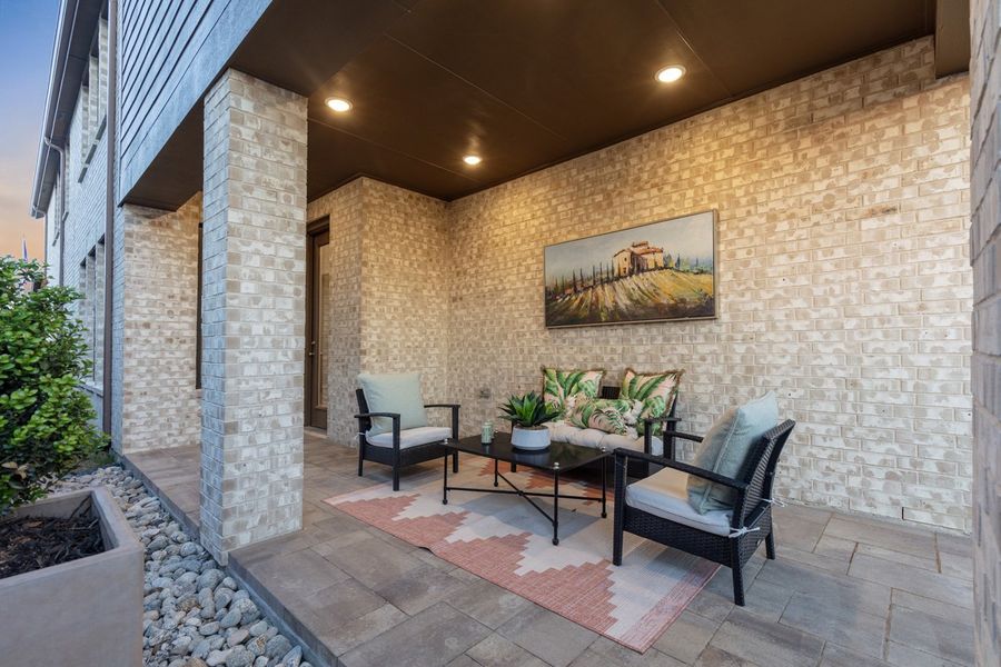 Representative Patio - some options shown