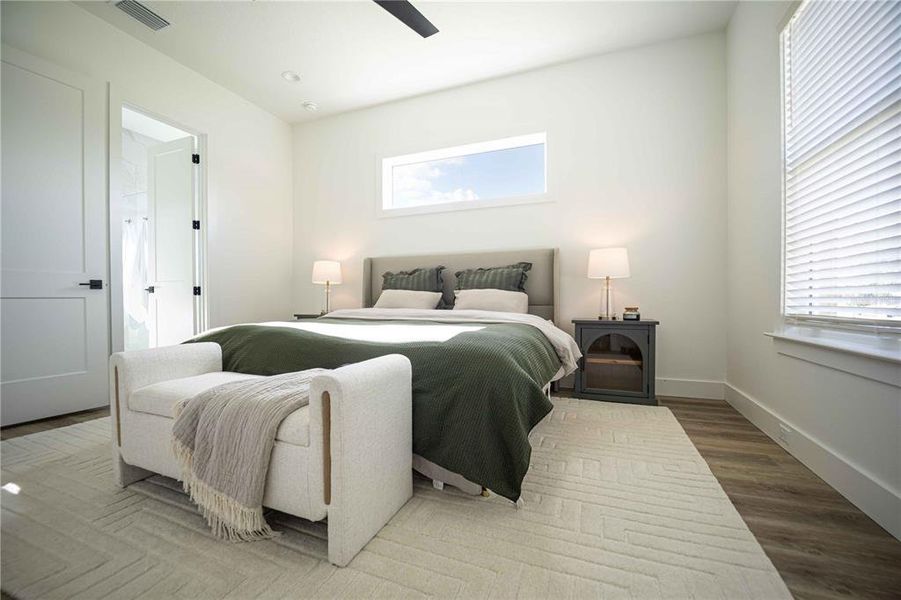 Furnished interior view inside a new home in , Oxford (Image 9).