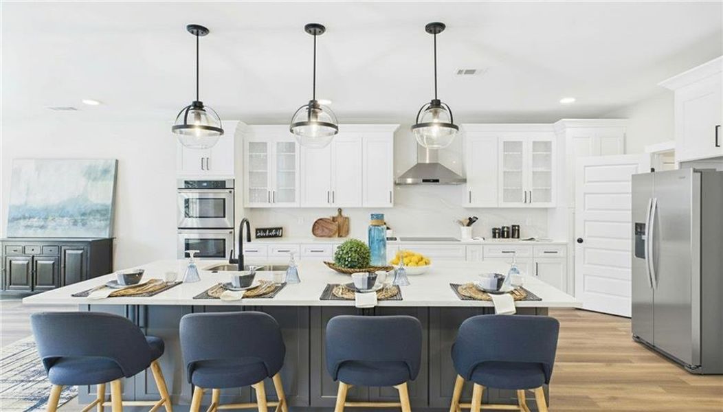 Furnished interior view inside a new home in , Atlanta (Image 10).