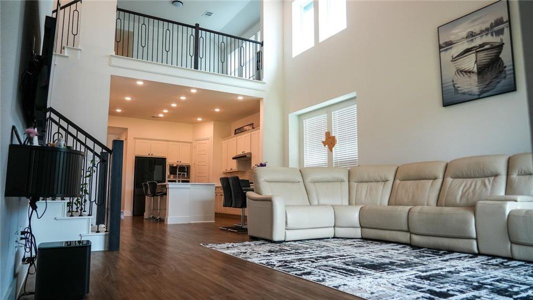 Furnished interior view inside a new home in Sandbrock Ranch, Aubrey (Image 8). Furnished interior view inside a new home in Sandbrock Ranch, Aubrey (Image 8).