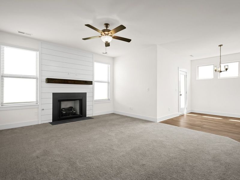 Spacious, unfurnished interior of a new home in Woods Crossing, Gallatin (Image 71).