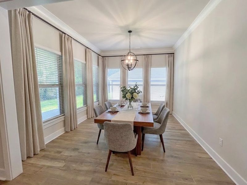 Furnished interior view inside a new home in Iron Rock, Cantonment (Image 3).