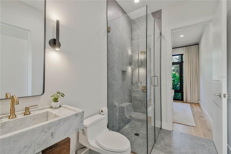 Furnished interior view inside a new home in , Dunedin (Image 46).