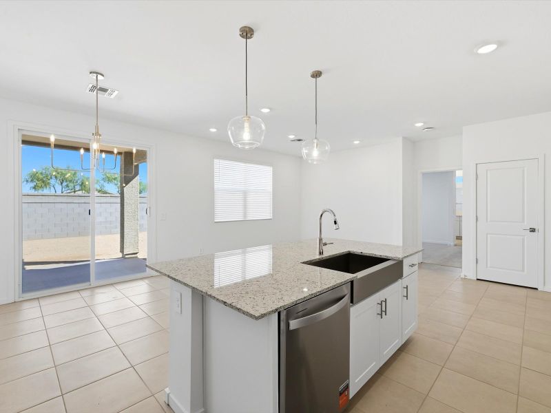 Furnished interior view inside a new home in Silva Farms - Classic Series, Goodyear (Image 5).