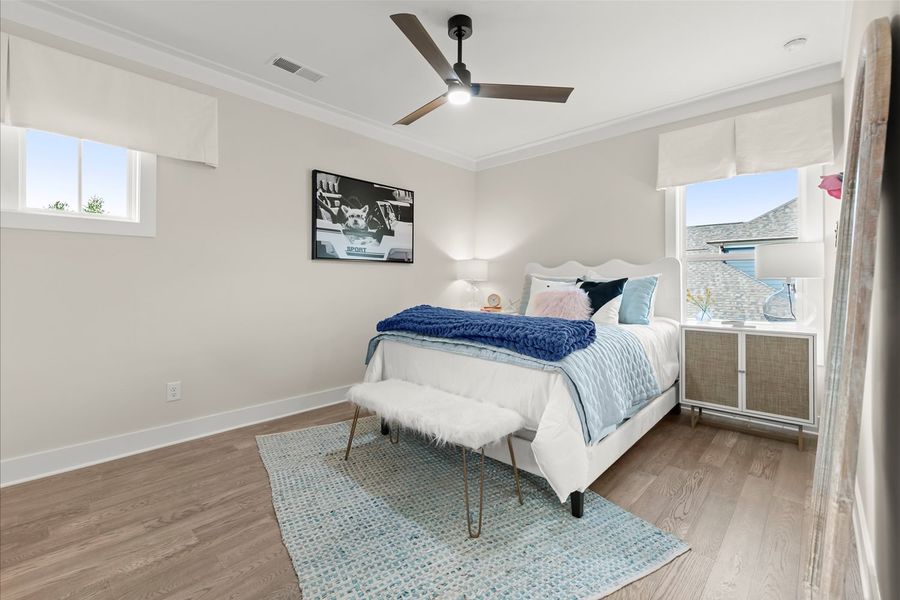 Representative furnished interior of a home built from the Trenton by Brock Built in The Shoal, Santa Rosa Beach (Image 41).