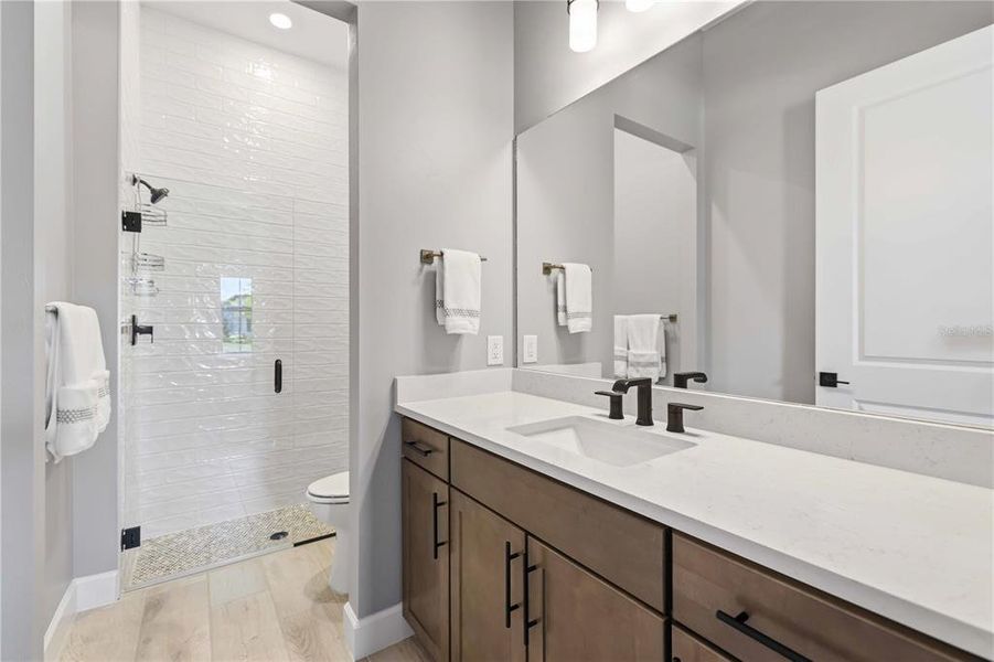 Furnished interior view inside a new home in , Nokomis (Image 44).
