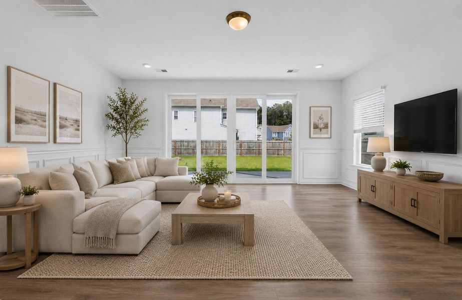 Furnished interior view inside a new home in North Creek at Nexton, Summerville (Image 13). Furnished interior view inside a new home in North Creek at Nexton, Summerville (Image 13).