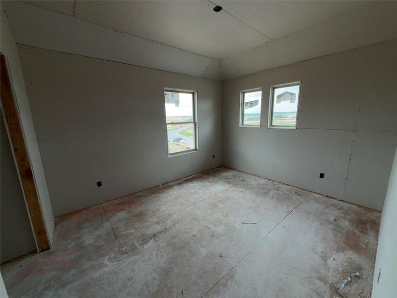 In-progress construction of a new home in Lariat, Liberty Hill, TX (Image 24).