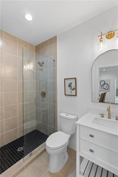 Furnished interior view inside a new home in , Atlanta (Image 50).