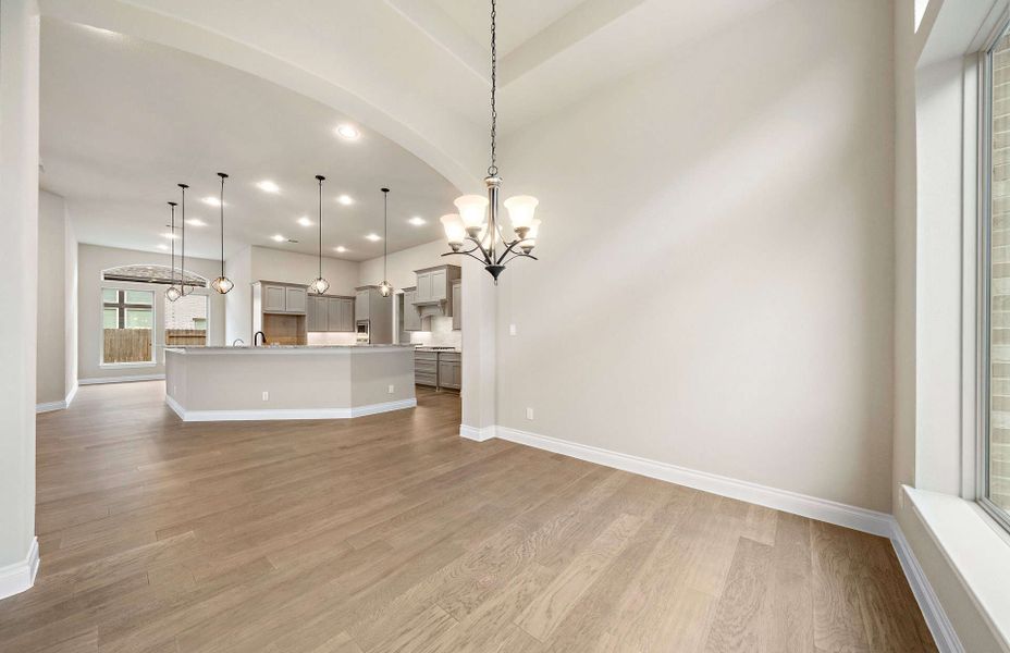 Representative unfurnished interior of a home built from the 3663AU by Ravenna Homes in Audubon 60′, Magnolia (Image 20).