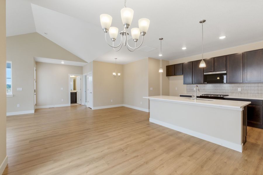 Stylish single-family home offers luxury design and architectural sophistication in every detail.