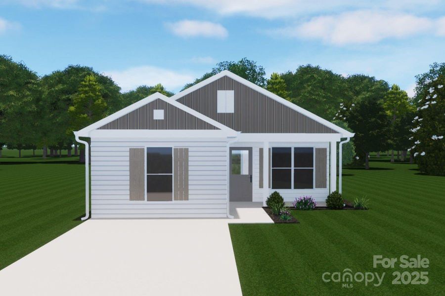 Digital Rendering of Exterior of home Digital Rendering of Exterior of home