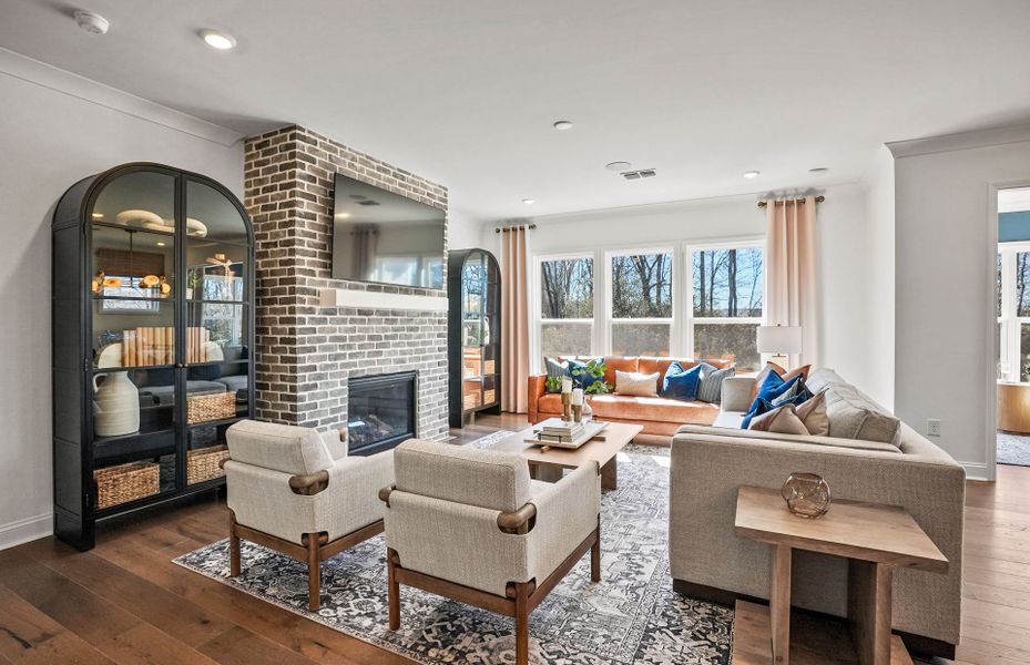 Representative furnished interior of a home built from the Northridge by Pulte Homes in Riverstone, Monroe (Image 9).