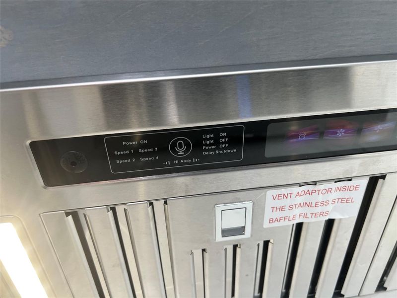 voice control and gesture control range hood voice control and gesture control range hood