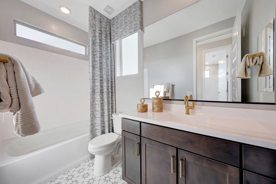 Representative furnished interior of a home built from the Slate by Mattamy Homes in Miravida, Surprise (Image 46).