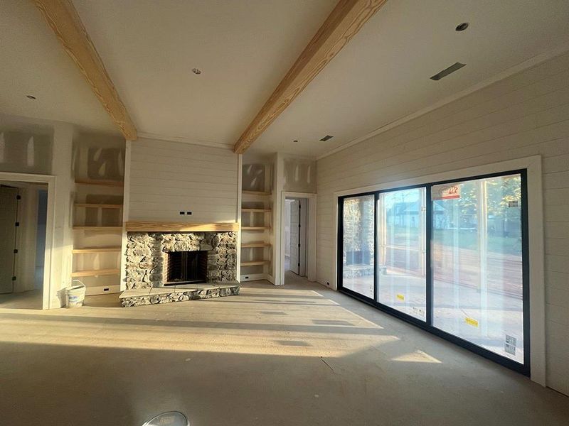 In-progress construction of a new home in , White, GA (Image 64).