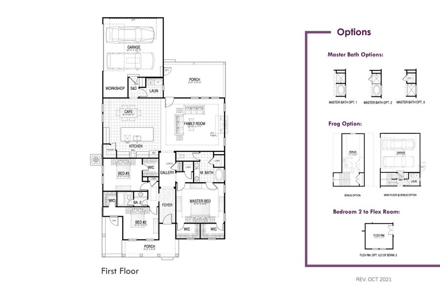2D floor plan layout for the Sara by Hunter Quinn Homes in Beaufort County Homes, Beaufort, SC (Image 5). 2D floor plan layout for the Sara by Hunter Quinn Homes in Beaufort County Homes, Beaufort, SC (Image 5).