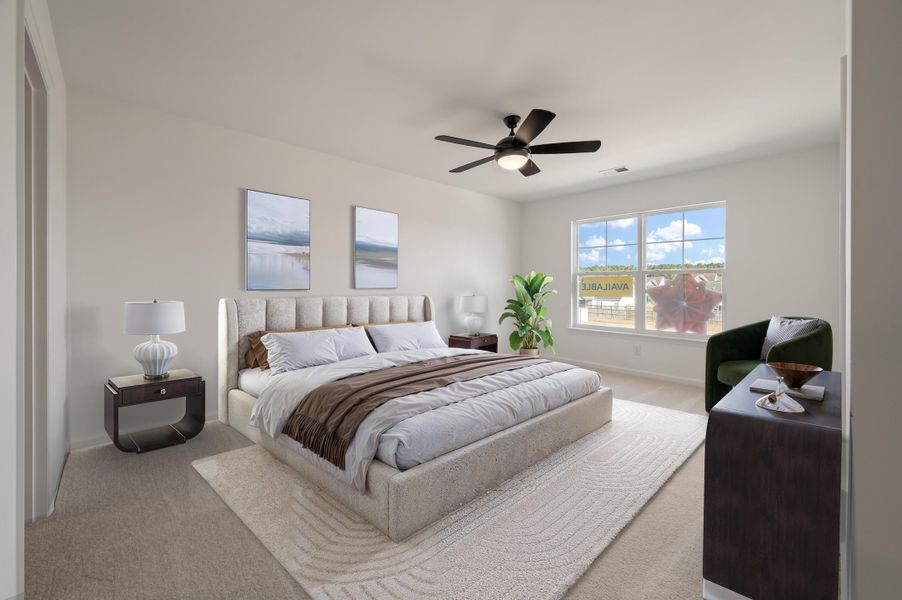 Furnished interior view inside a new home in The Landings at Montague, Goose Creek (Image 4).