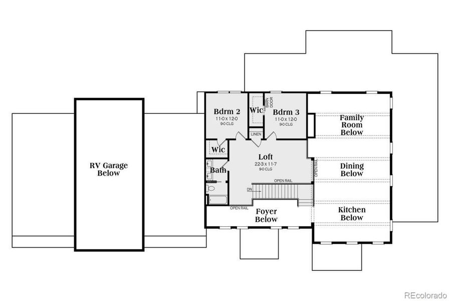 2D floor plan layout of this home in , Kiowa, CO (Image 4). 2D floor plan layout of this home in , Kiowa, CO (Image 4).