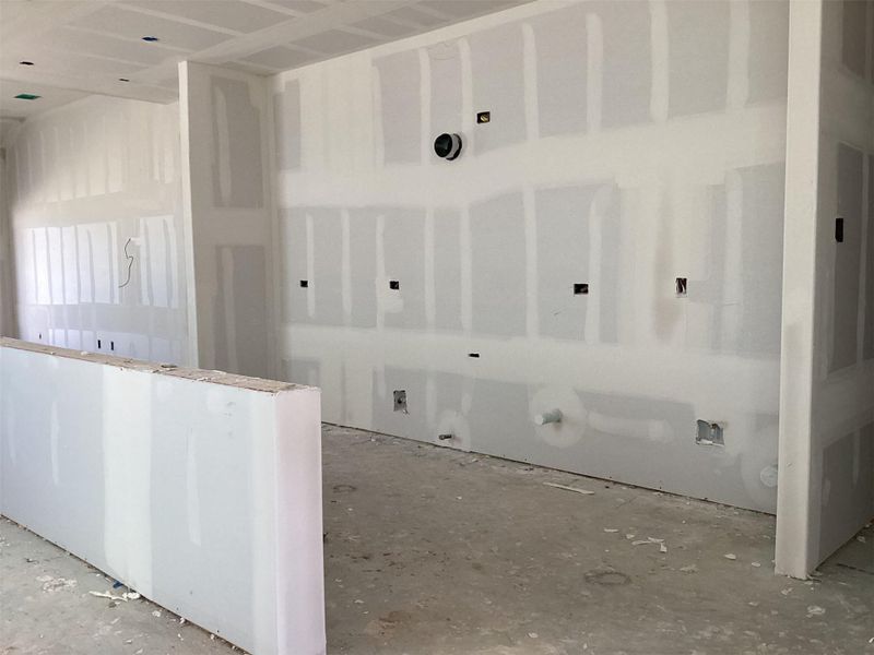 In-progress construction of a new home in Lariat, Liberty Hill, TX (Image 22).