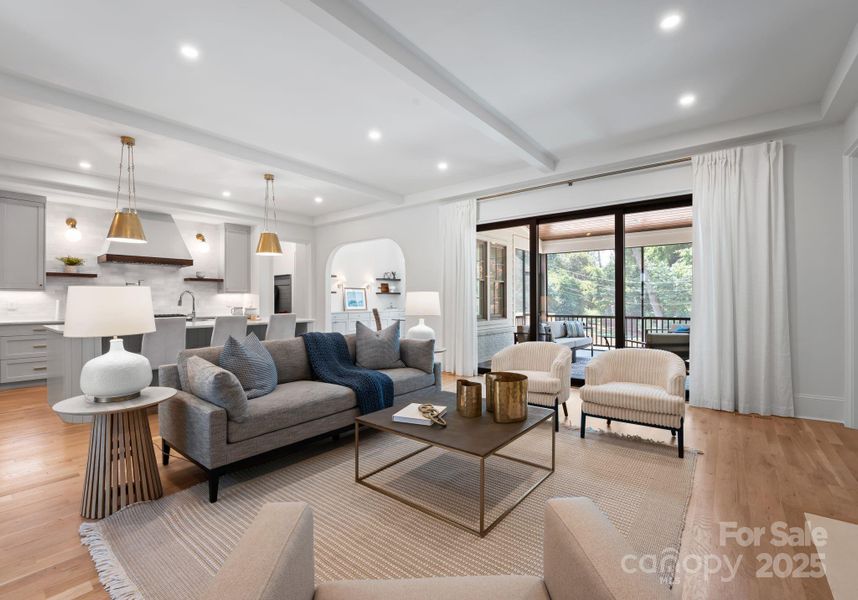 Furnished interior view inside a new home in , Charlotte (Image 28).