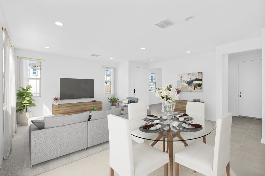 Furnished interior view inside a new home in Artisan at Asante Vista Collection, Surprise (Image 6).